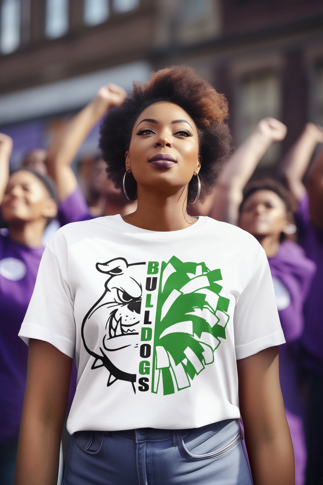 Bulldog Pom Unisex Tee