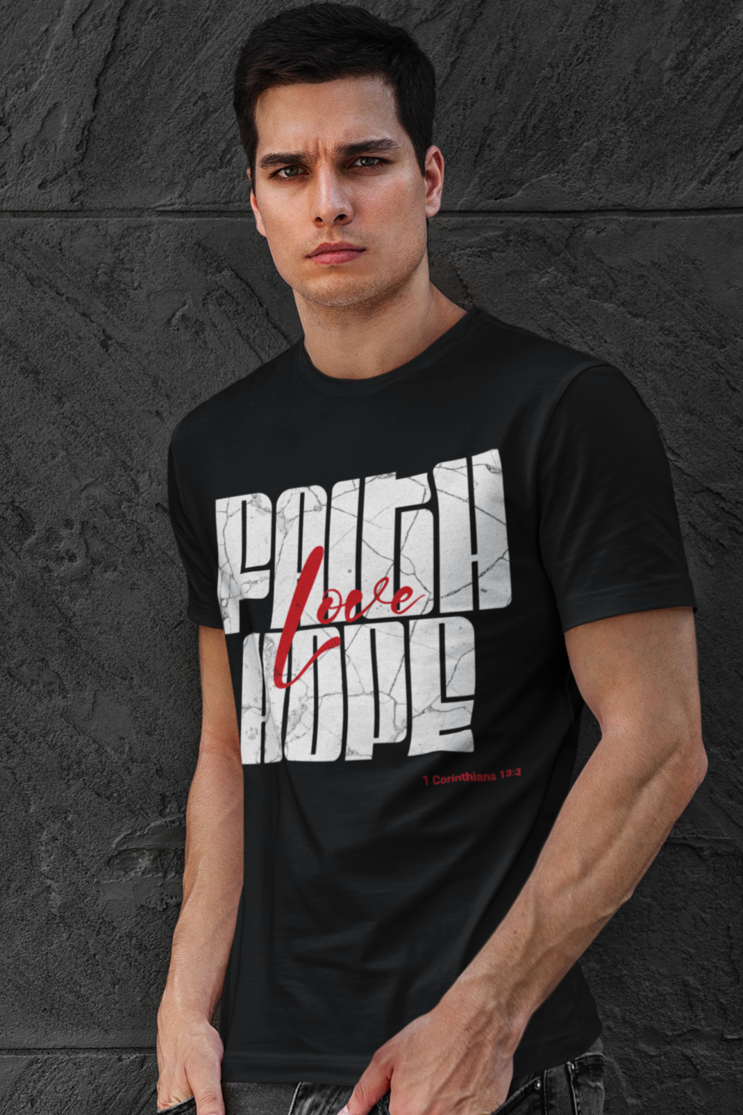 Faith Hope Love Men's Tee