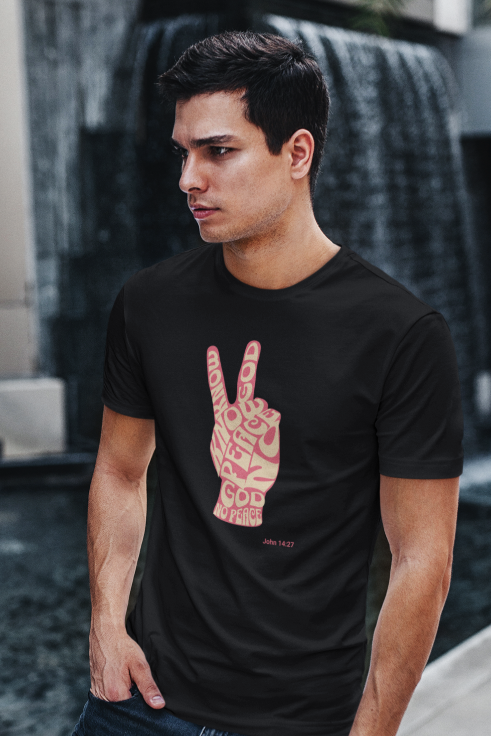 Know God Know Peace Men's Tee