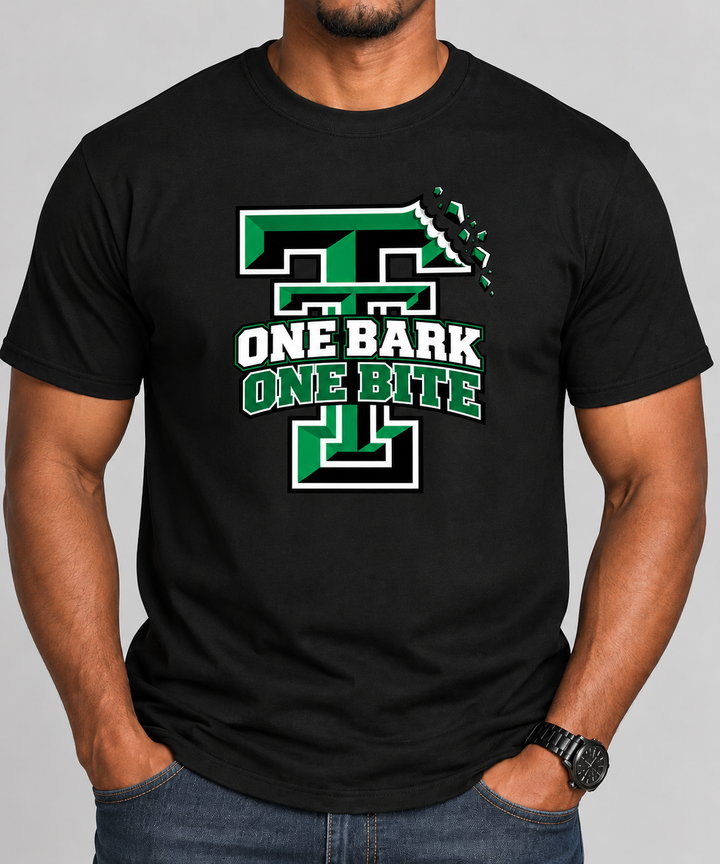 One Bark One Bite Unisex Double Tee