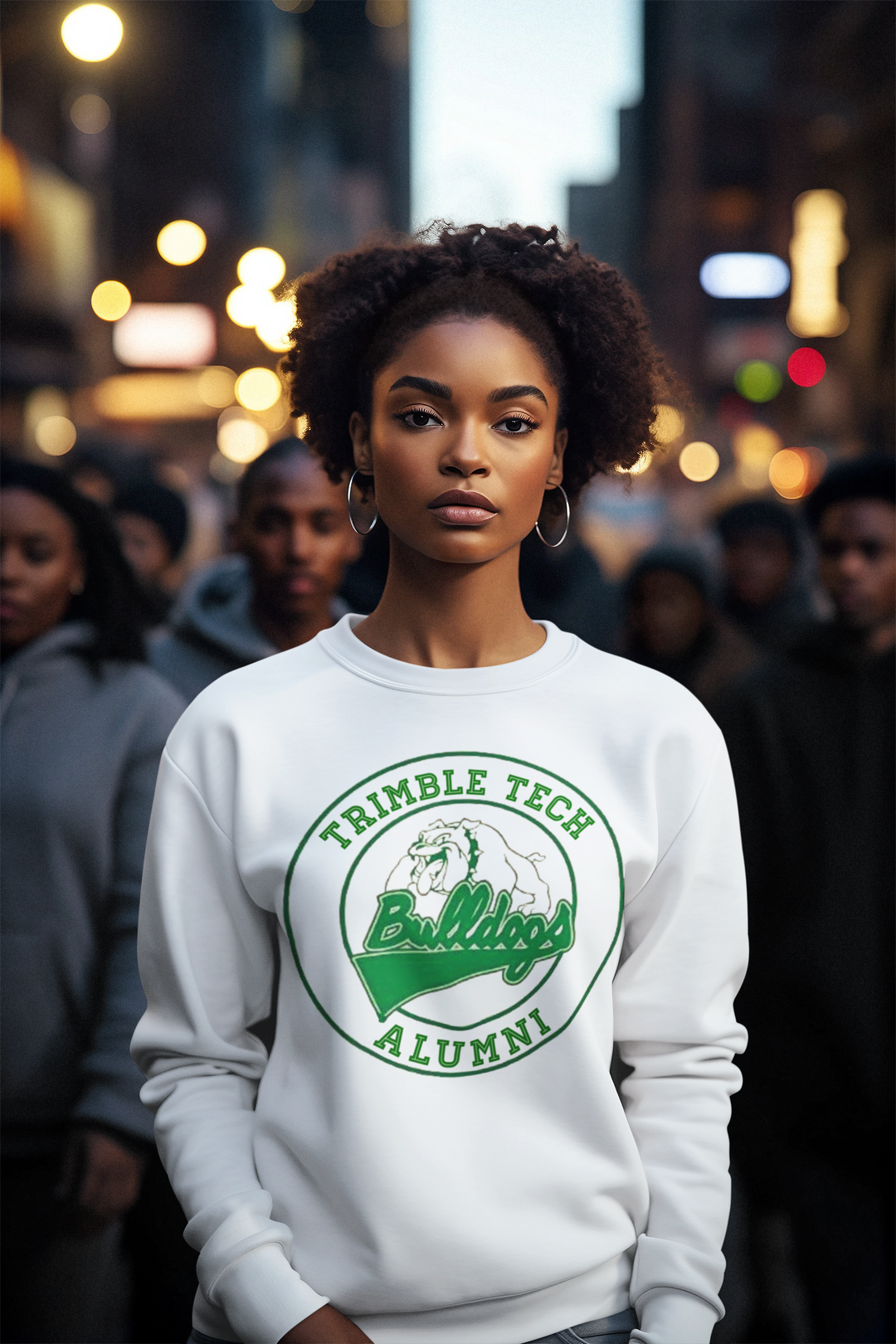 Alumni Round Unisex Crew Sweatshirt