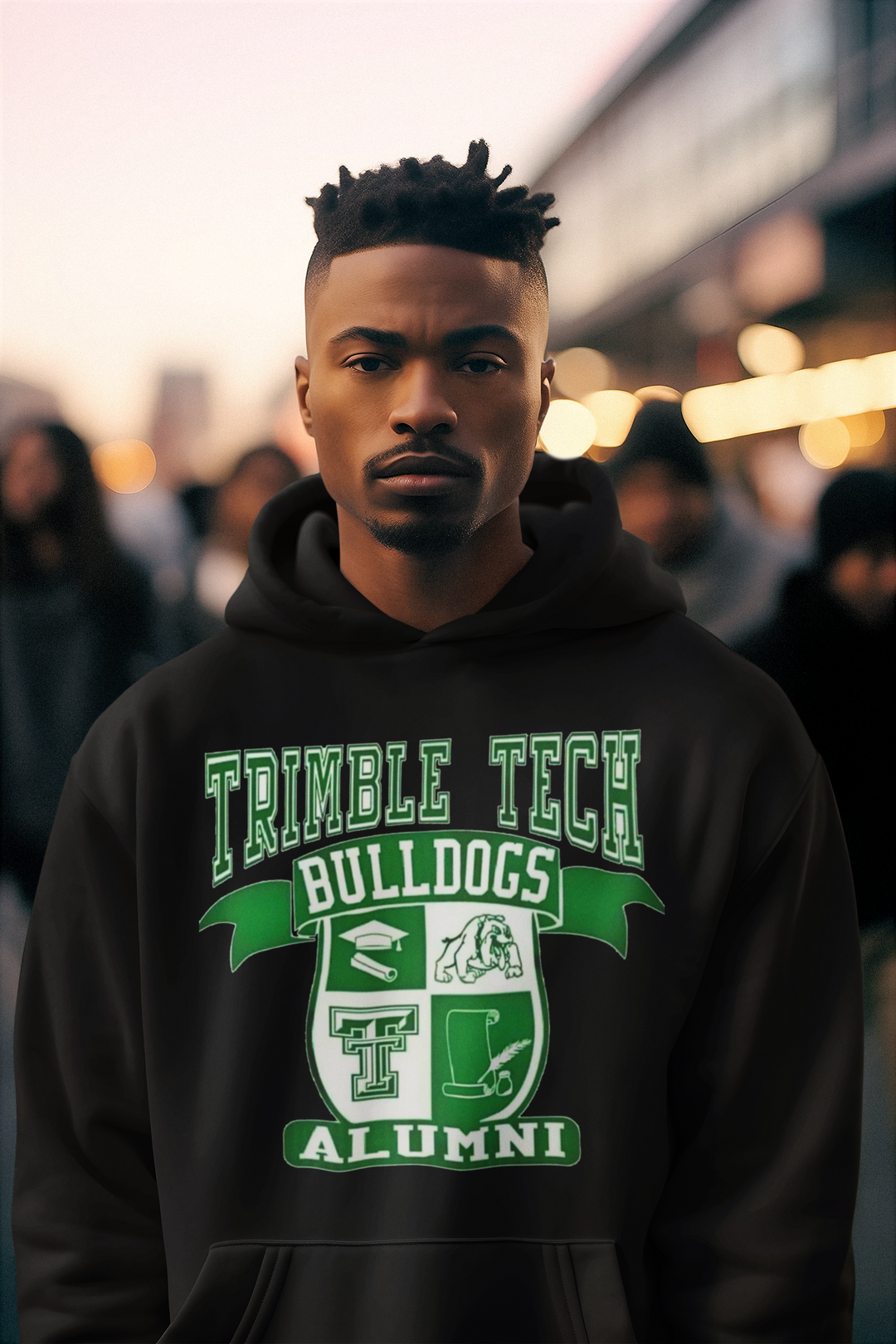 Alumni Crescent Logo Unisex Hoodie
